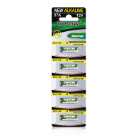 Alkaliska batterier VIPOW LR27A 5 st/fp.