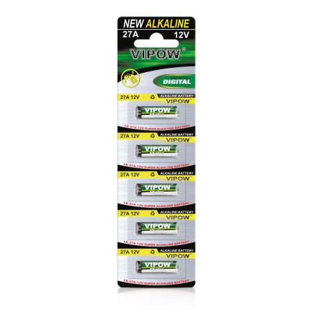 Alkaliska batterier VIPOW LR27A 5 st/fp. | HandlaSmidigt.se