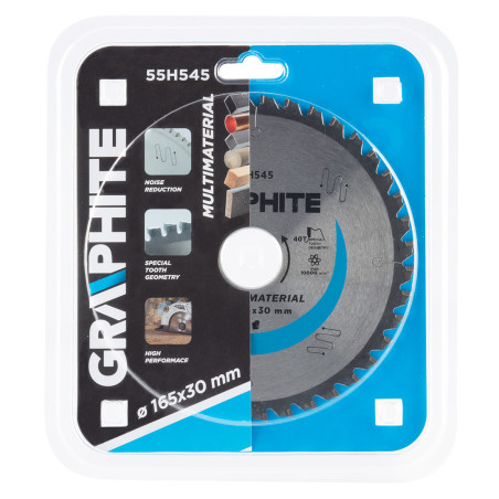 Skivklinga för såg, 165 x 30 mm, 40 tänder, universal