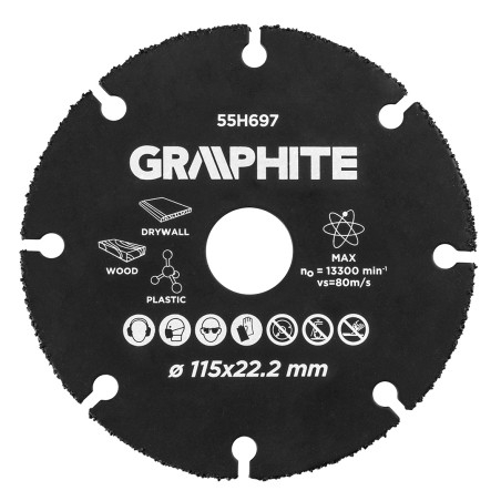Skärskiva i hårdmetall för trä och plast 115 x 22,2 mm | HandlaSmidigt.se