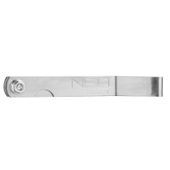 Spaltmått med 16 avvikta blad (0,127 - 0,508 mm) av rostfritt stål 65MN.