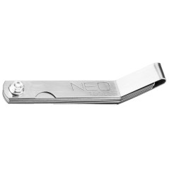 Spaltmått med 16 avvikta blad (0,127 - 0,508 mm) av rostfritt stål 65MN. | HandlaSmidigt.se