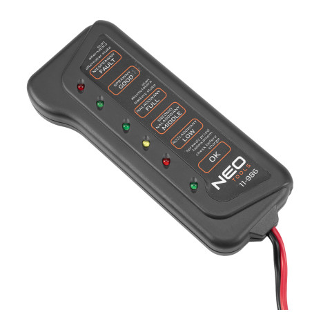 Batteri- och laddningstestare för 12 V LED-lampor