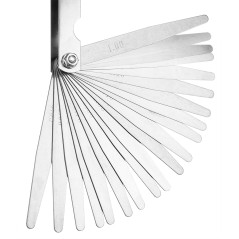Spaltmätare 20 blad (0,05 - 1,0 mm) 65MN/Rostfritt stål | HandlaSmidigt.se