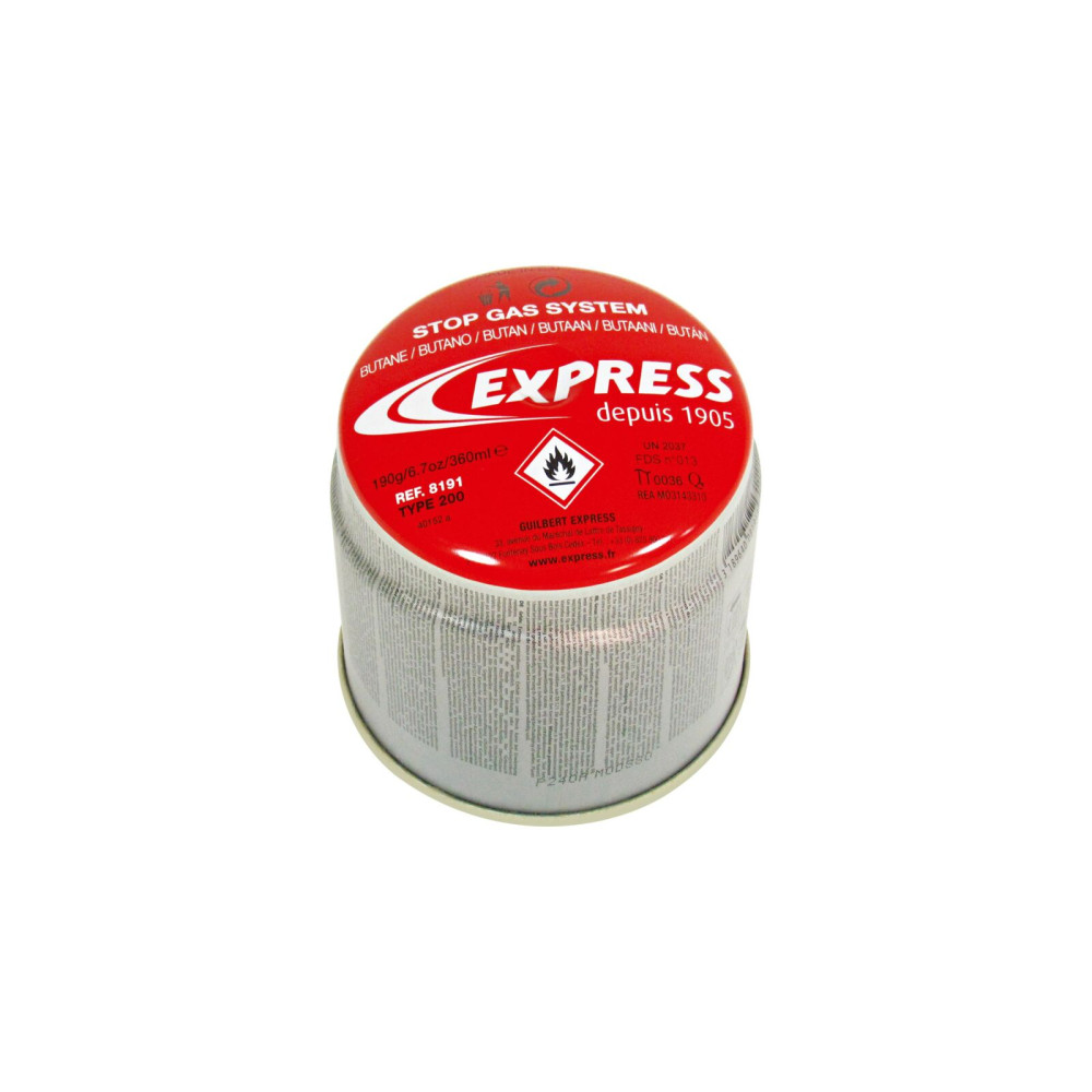Gasolflaska med EN417-skydd, propan/butan 190 g Gasolflaska med EN417-skydd, propan/butan 190 g