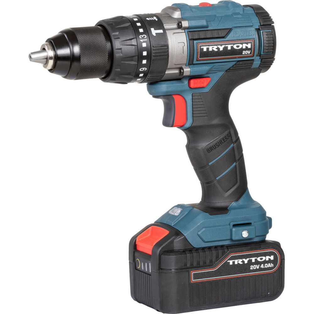 Borrskruvdragare 20v, borstlös, 2x4ah, laddningstid 1h, 50nm Borrskruvdragare 20v, borstlös, 2x4ah, laddningstid 1h, 50nm