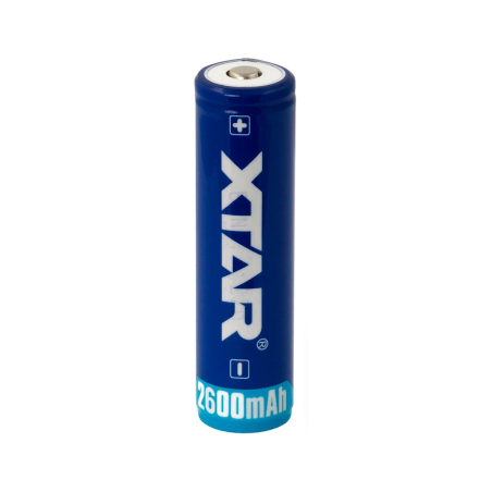 Batteri XTAR 18650 3,7V Li-ion 2600mAh med skydd