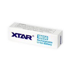 Batteri XTAR 18650 3,7V Li-ion 2600mAh med skydd