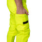 Varningbyxor 40% polyester, 60% bomull, 260 gsm, storlek XXXL