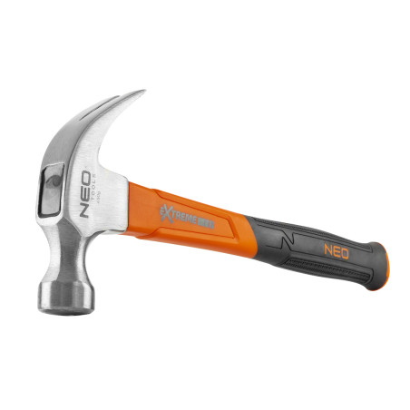 Snickarhammare 450 g, handtag av glasfiber