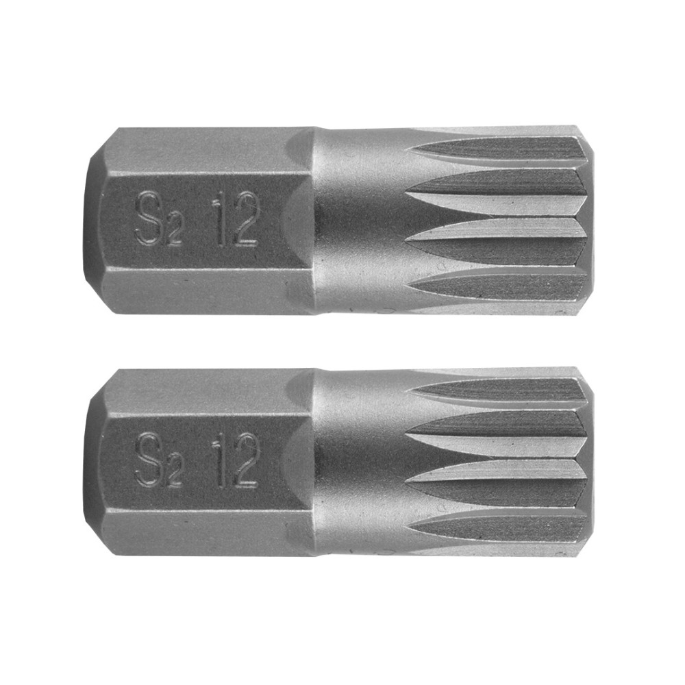 Ändstycke Spline M12 x 30 mm, S2 x 2 st. Ändstycke Spline M12 x 30 mm, S2 x 2 st.
