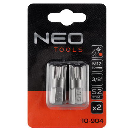 Ändstycke Spline M12 x 30 mm, S2 x 2 st.