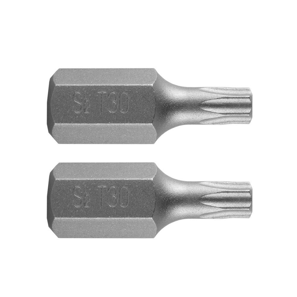 Spetsen TORX T30 x 30 mm, S2 x 2 st. Spetsen TORX T30 x 30 mm, S2 x 2 st.