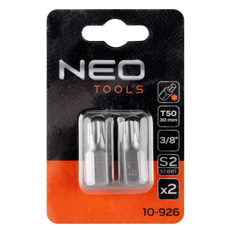 Spetsen TORX T50 x 30 mm, S2 x 2 st.