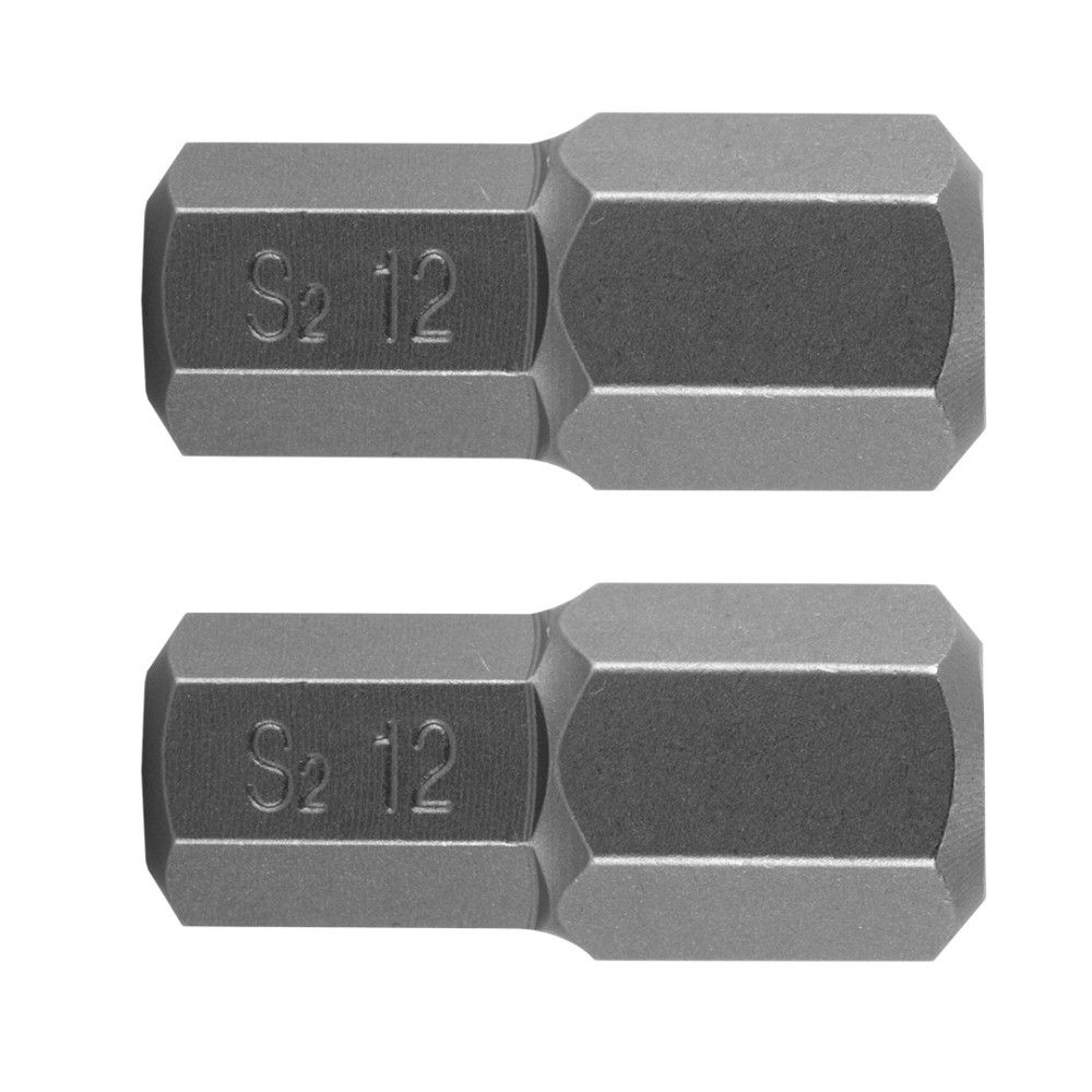 Końcówka HEX 12 x 30 mm, S2 x 2 szt. Końcówka HEX 12 x 30 mm, S2 x 2 szt.