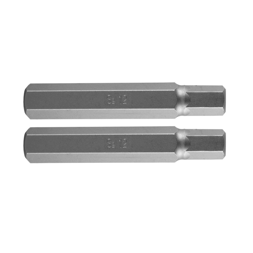 Hex-spets 12 x 75 mm, S2 x 2 st. Hex-spets 12 x 75 mm, S2 x 2 st.