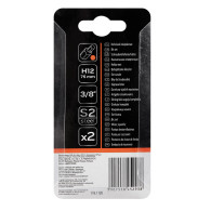 Hex-spets 12 x 75 mm, S2 x 2 st.