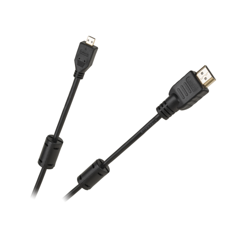 Kabel HDMI typ A - mikro HDMI typ D Cabletech economic