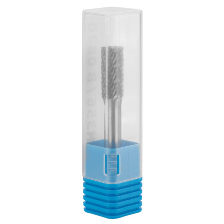 Fres till metall HM, typ B (rund med skär längst upp), 8 x 20 mm, skaft 6 x 45 mm.