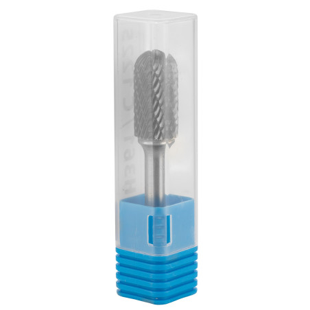 Fräs för metall HM, typ C (rundad vals), 12 x 25 mm, skaft 6 x 45 mm.