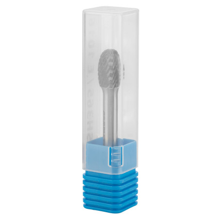 Fres för metall HM, typ E (oval), 10 x 16 mm, skaft 6 x 45 mm.