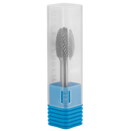 Fräs för metall HM, typ E (oval), 12 x 20 mm, skaft 6 x 45 mm.