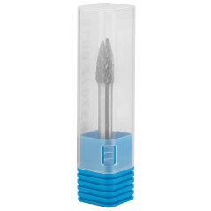 Fräs för metall HM, typ F (rundad spets), 8 x 18 mm, skaft 6 x 45 mm.
