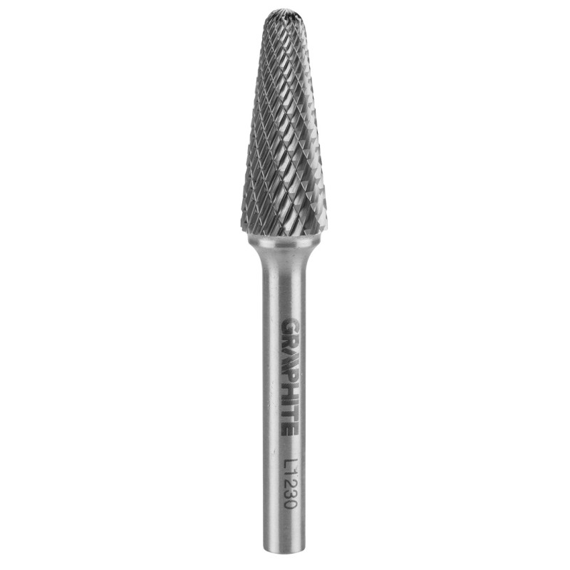 Frez do metalu HM, typ L (koniskowy), 12 x 30 mm, skaft 6 x 45 mm
