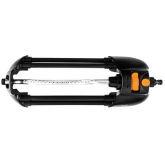 Spridare med oscillerande rörelse, metallstång, 18 munstycken, justerbar vattenflödesstyrka.