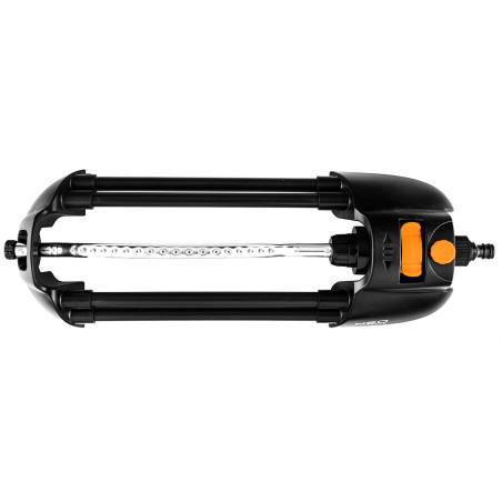 Spridare med oscillerande rörelse, metallstång, 18 munstycken, justerbar vattenflödesstyrka.