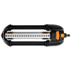 Oscillerande sprinkler, munstyckesavstängningsfunktion, 20 munstycken, flödesstyrningsjustering