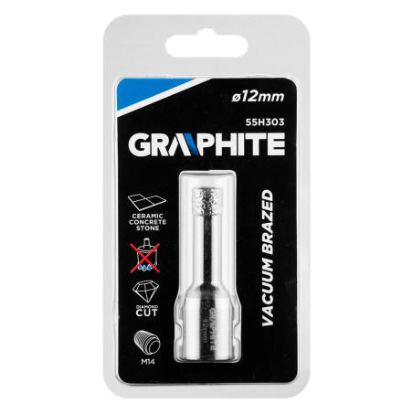 Diamantborr 12 mm x M14