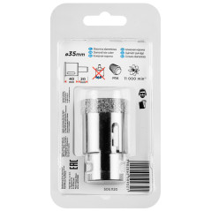 Diamantborr 35 mm x M14