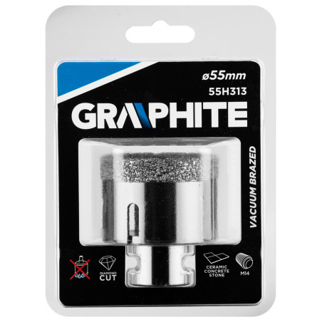 Diamantborr 55 mm x M14