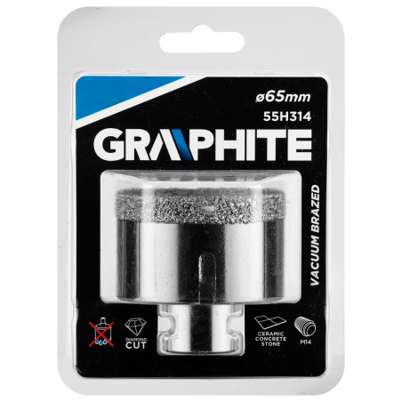 Diamantborr 65 mm x M14