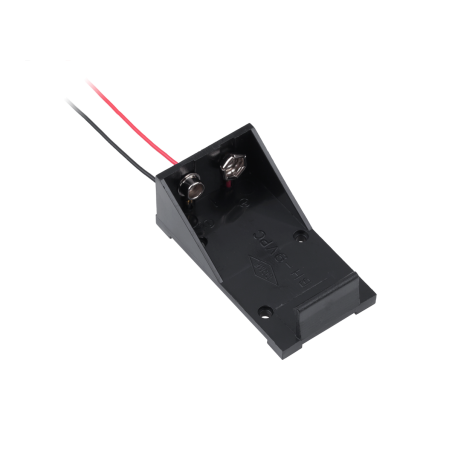 Batterifack för 9V öppen