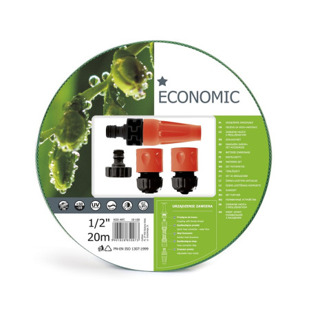 Trädgårdsset 20m 1/2' med Cellfast Economic ändstycken.