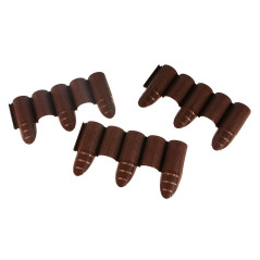 Trästaket Cellfast Eco i brunt