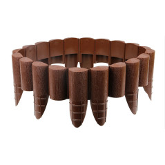 Trästaket Cellfast Eco i brunt