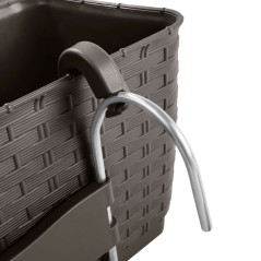 Rattanplanter med krokar Ratolla DRL400PW umbra
