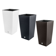 Kruka med insats Rato Square DRTS400 antracit | HandlaSmidigt.se