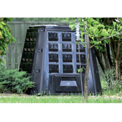 Kompostbehållare 420L Evogreen svart | HandlaSmidigt.se