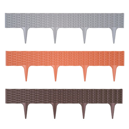 Trädgårdsgräns Garden border IBRA 3,9m grå