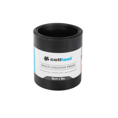Kantsten rak 15cm x 9m Cellfast svart
