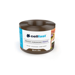 Kantsten rak 10cm x 9m Cellfast brun