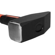 Slaghammare 3 kg, skaft av glasfiber
