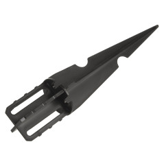 Solcellslampa LED Maclean med sensor, 3 lägen, uppladdningsbar, Li-ion 18650, IP44, 3,7V, 1200 mAh, Svart, MCE465 B