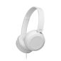 JVC HAS-31 WE Trådbundna hörlurar med fjärrkontroll och mikrofon, vita.