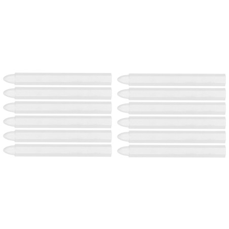 Teknisk krita för märkning, vit, 12 stycken