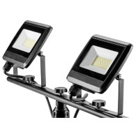 Reflektor dubbel 2x30W SMD LED 5400lm på stativ 1,8m